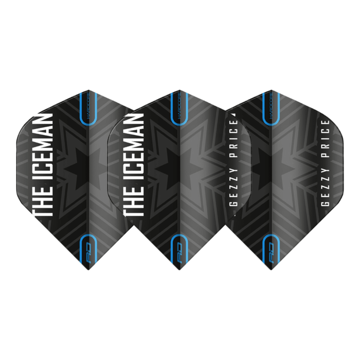 Red Dragon Gerwyn Price Snowflake Flights - Schwarz Set
