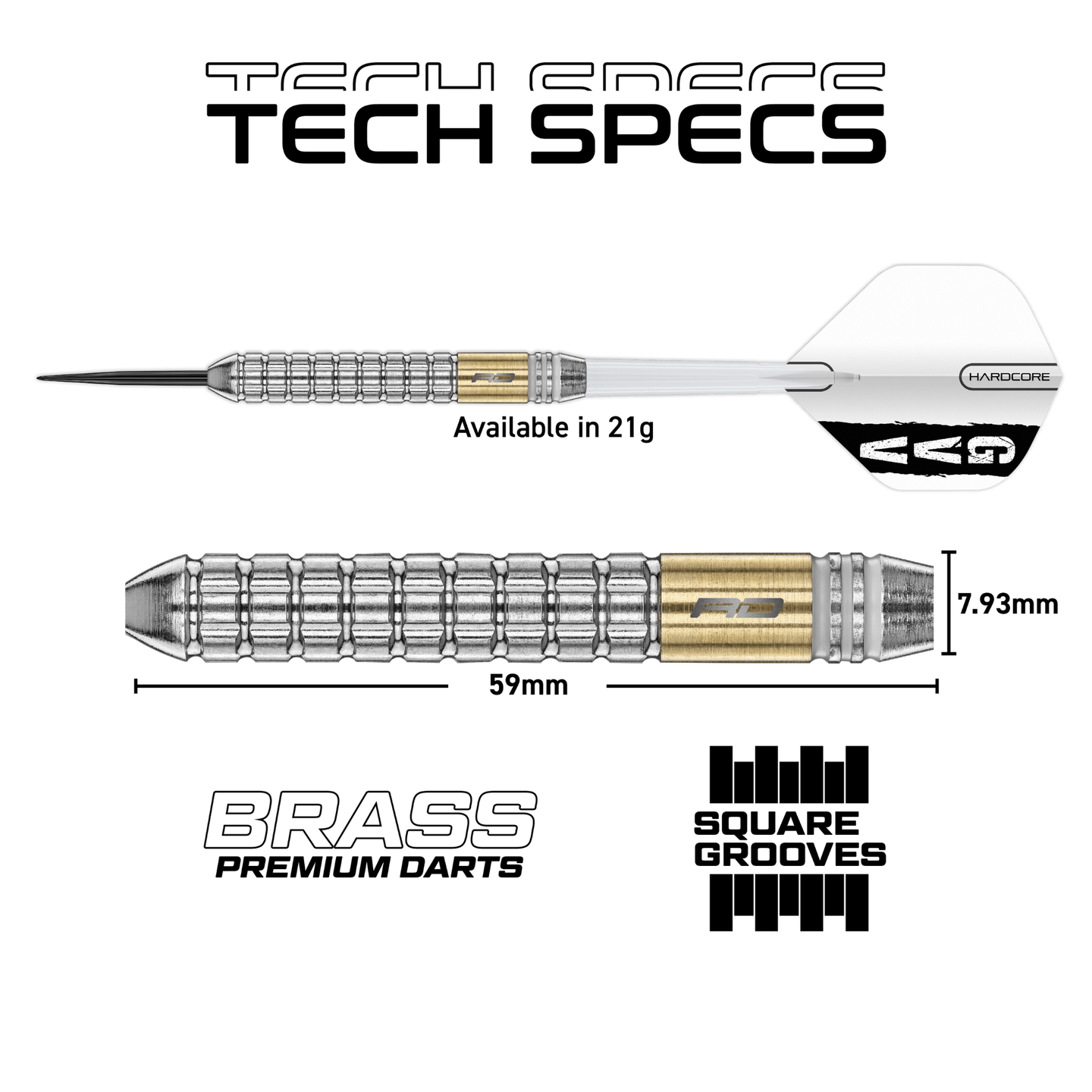 Red Dragon Gian van Veen SE Brass Steeldarts Masse