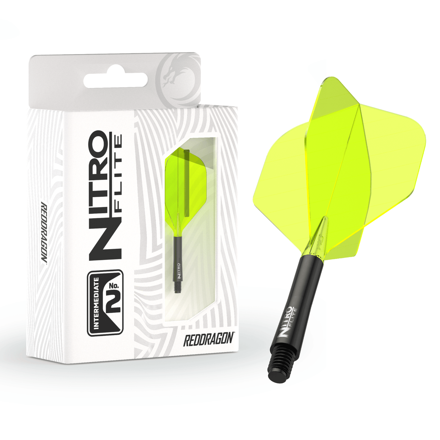 Red Dragon Nitro Flite System Black & Yellow Verpackung
