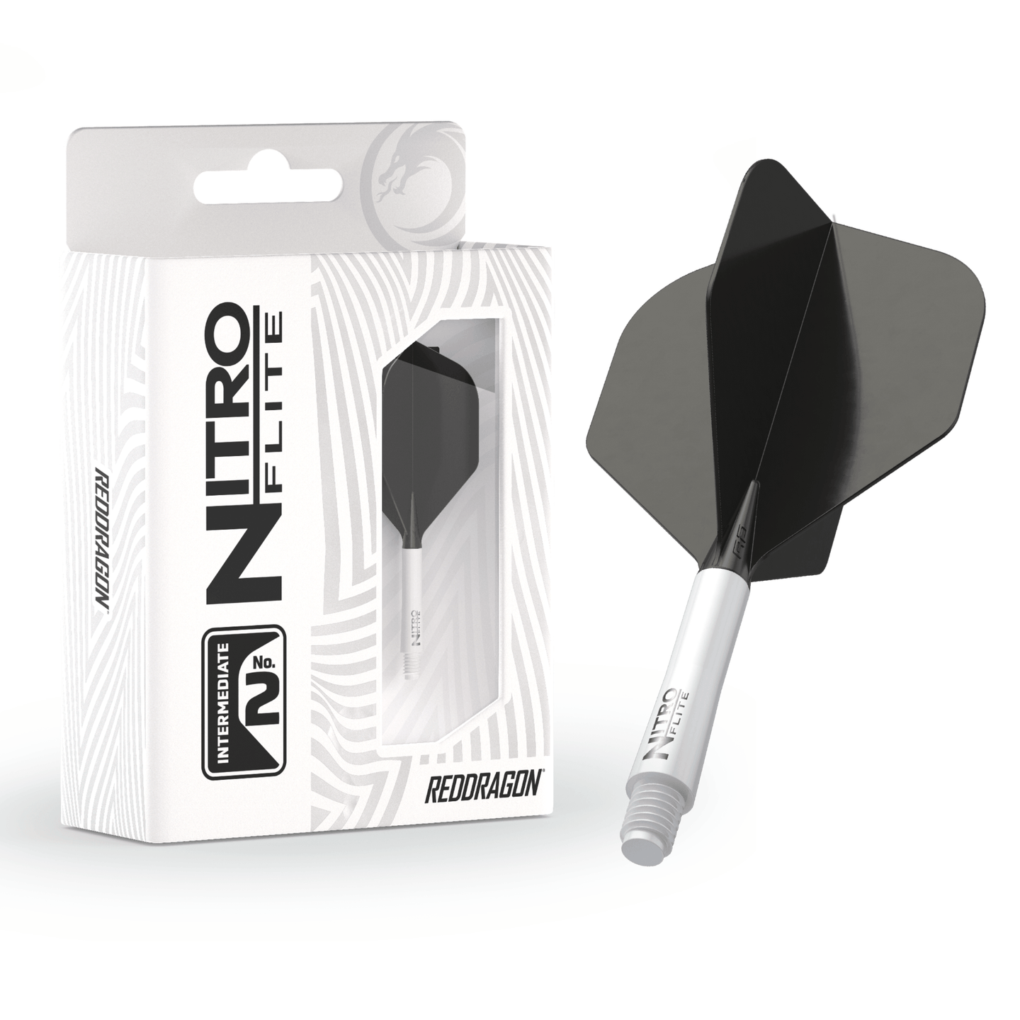 Red Dragon Nitro Flite System White & Black Verpackung