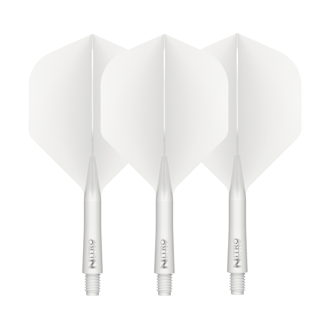 Red Dragon Nitro Flite System White & White