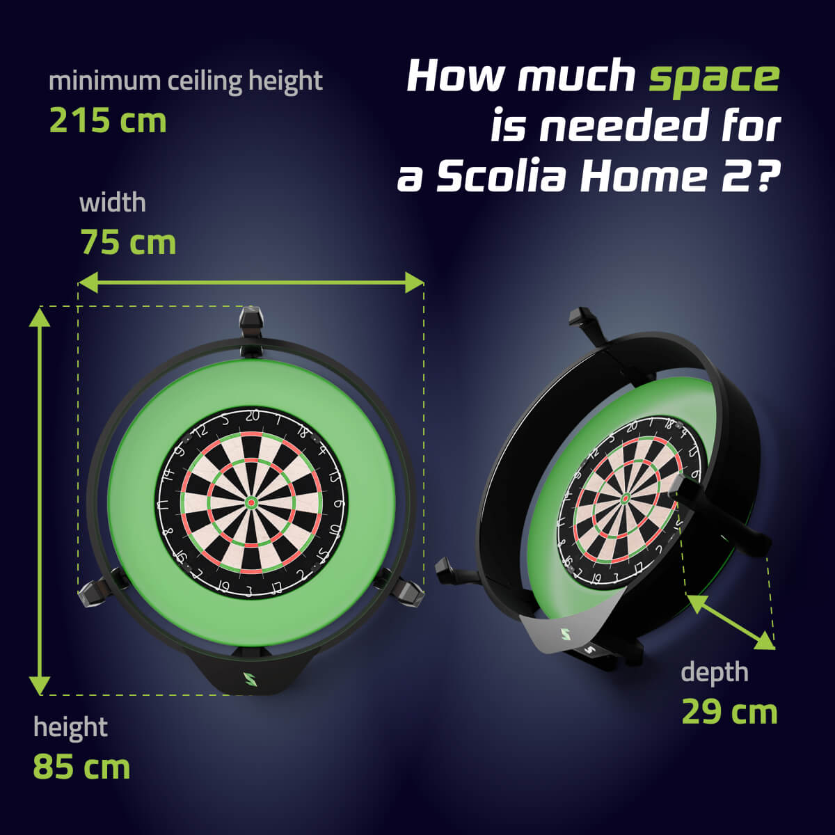 Scolia Home 2 Premium Dual Core Set Grey Dimensionen