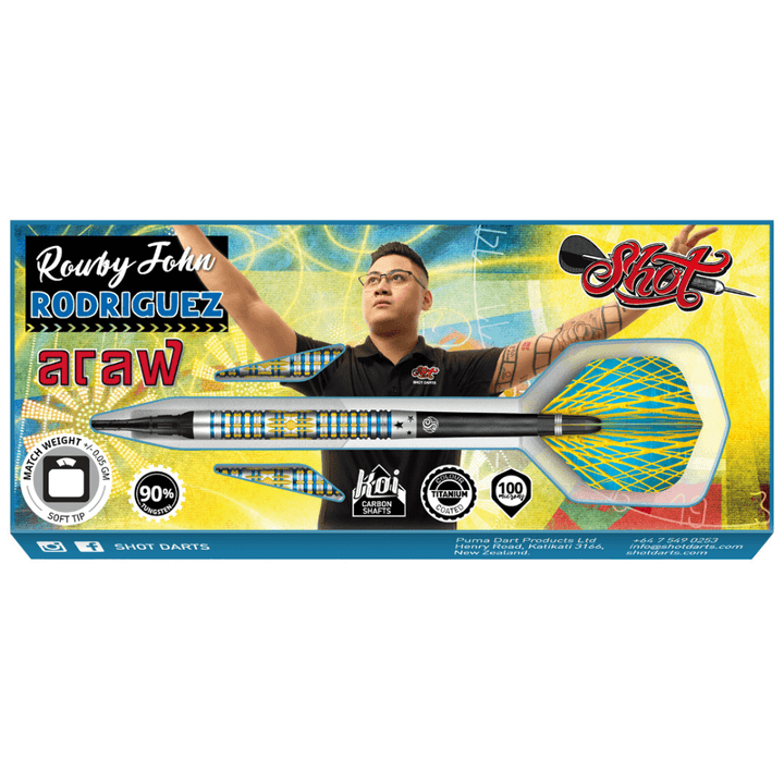 Shot Rowby-John Rodriguez Araw Softdarts Packung