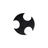 TMX Darts Ständer Basic - Schwarz (3 Stück) Draufsicht