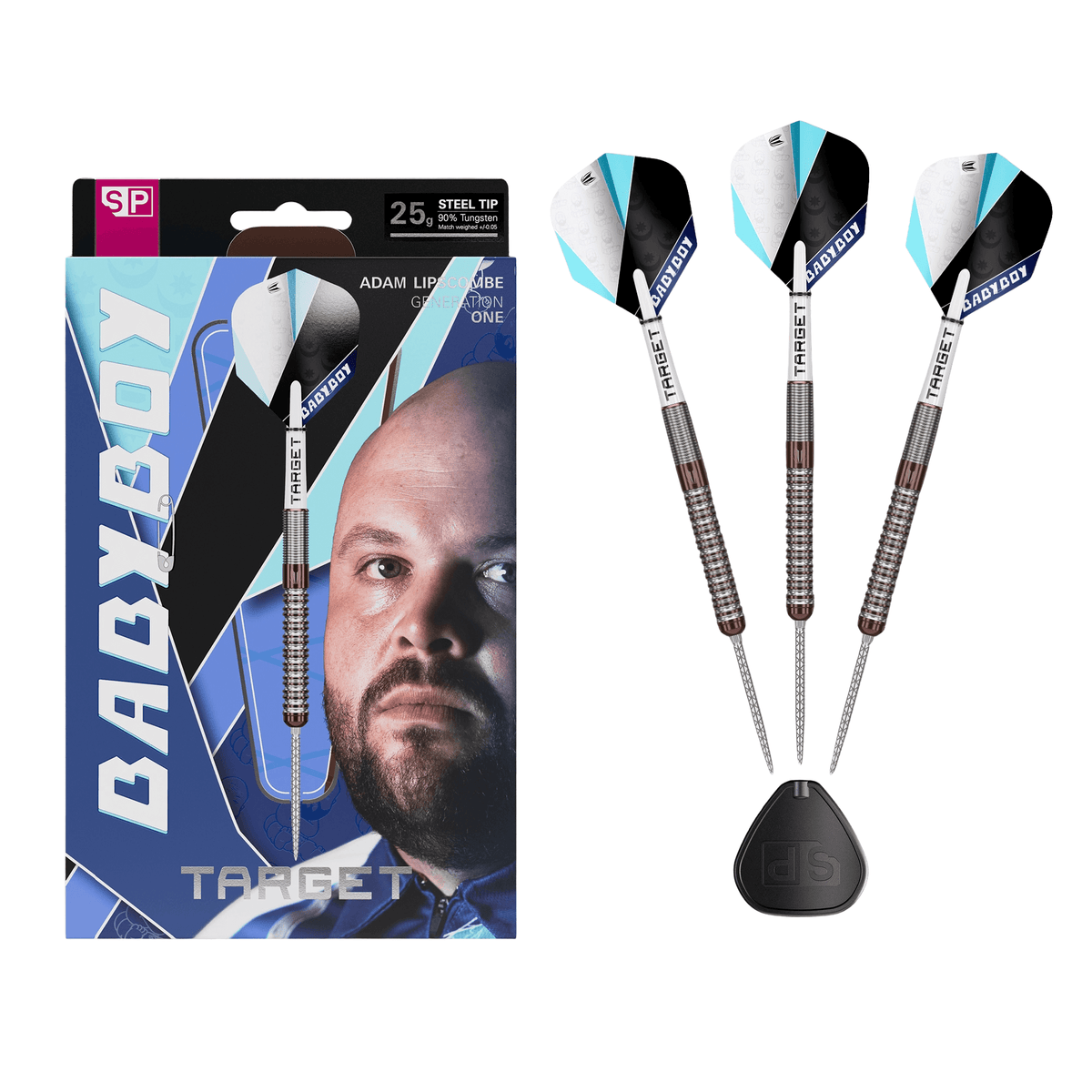 Target Adam Lipscombe Gen 1 Swiss Point Steeldarts Verpackung