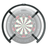 Target Corona Vision 2 LED Dartboard Beleuchtung Board im Hintergrund