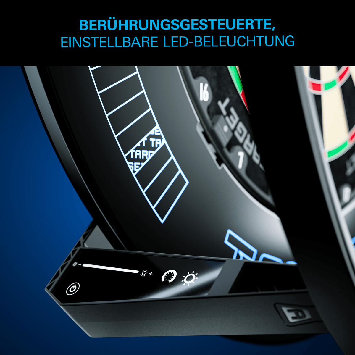 Target Corona Vision 2 LED Dartboard Beleuchtung einstellbar