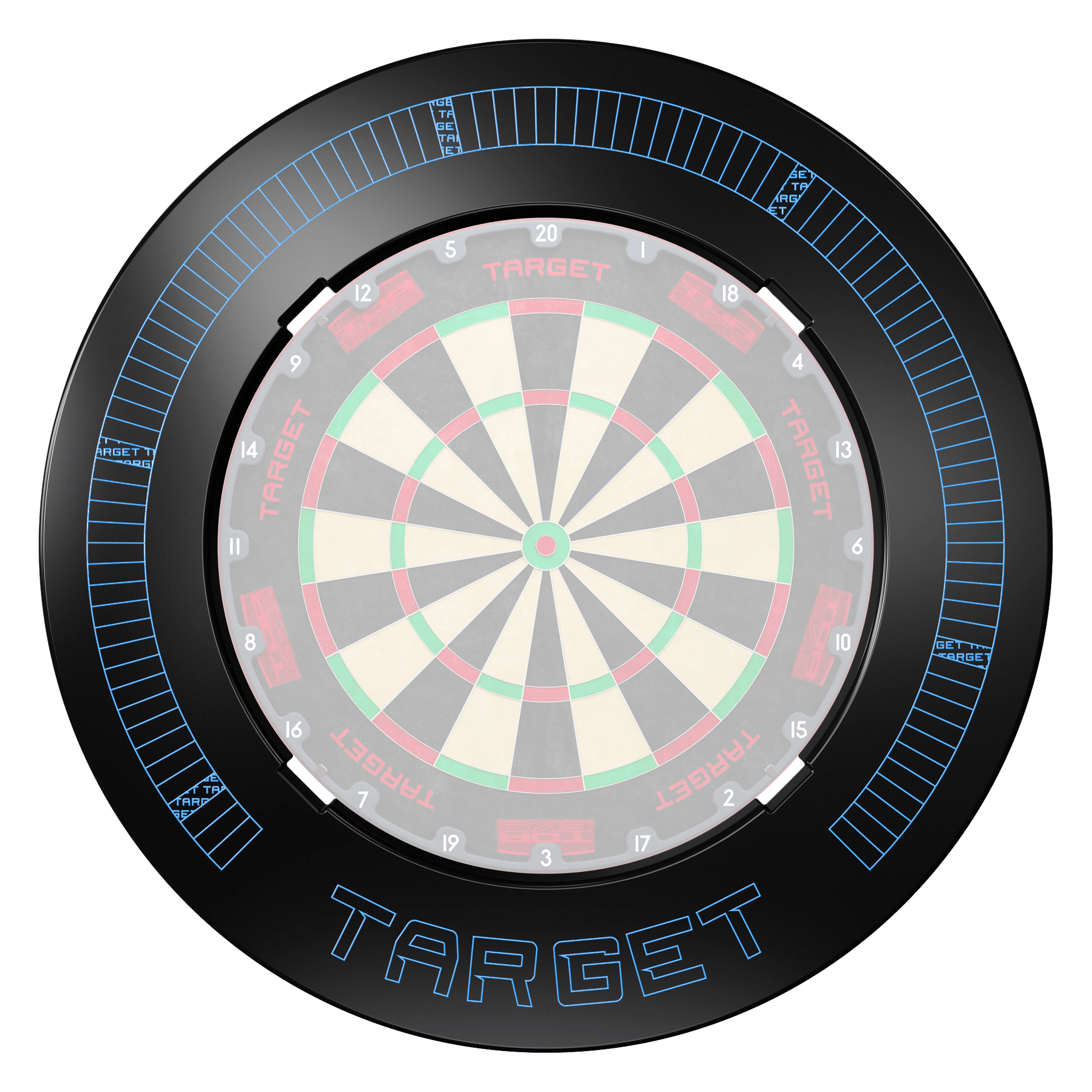 Target Corona Vision Notched Surround mit Board