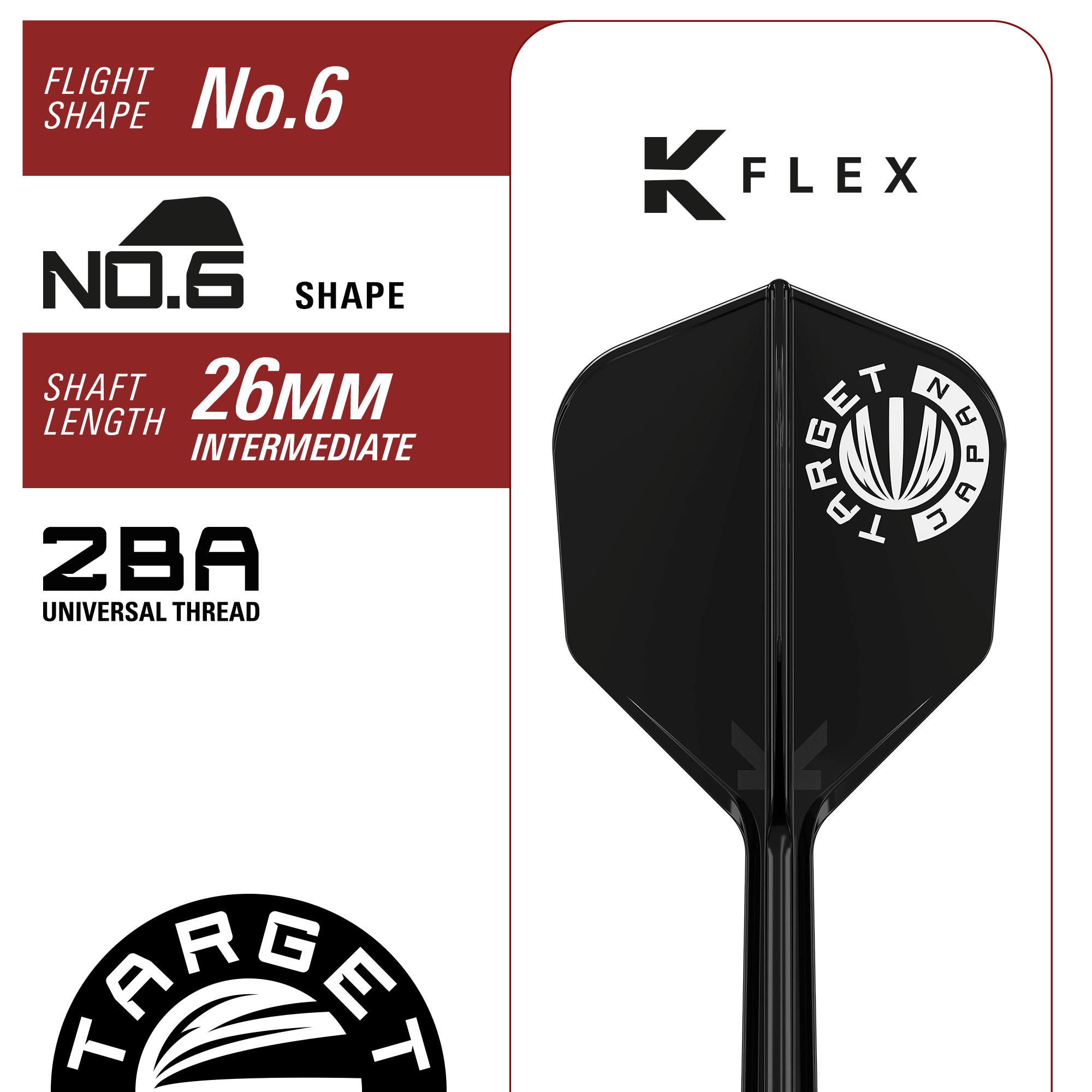Target Japan Harith Lim Prime Series Hot Shot Gen 3 Softdarts Maße Shaft und Flight