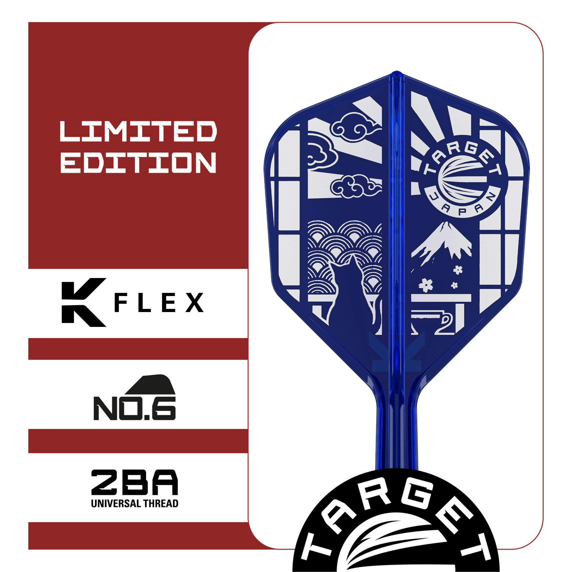Target Japan K-Flex Blue Logo Japan Limited Edition NO6 Details K-Flex