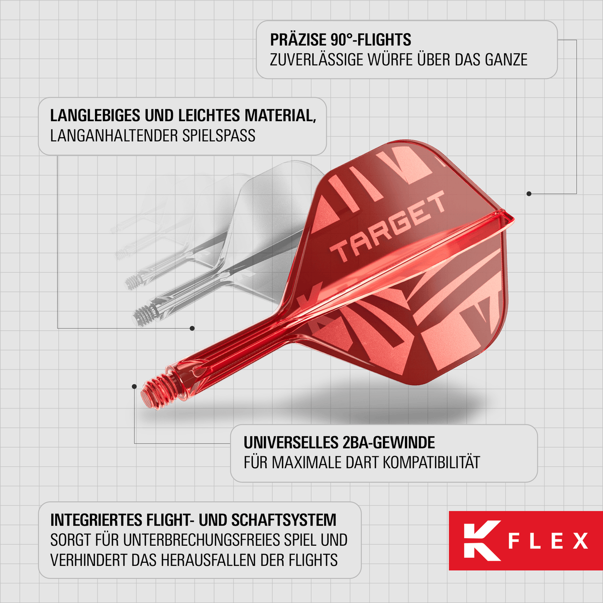 Target K-Flex Flight NO2 - Rot Detail Material