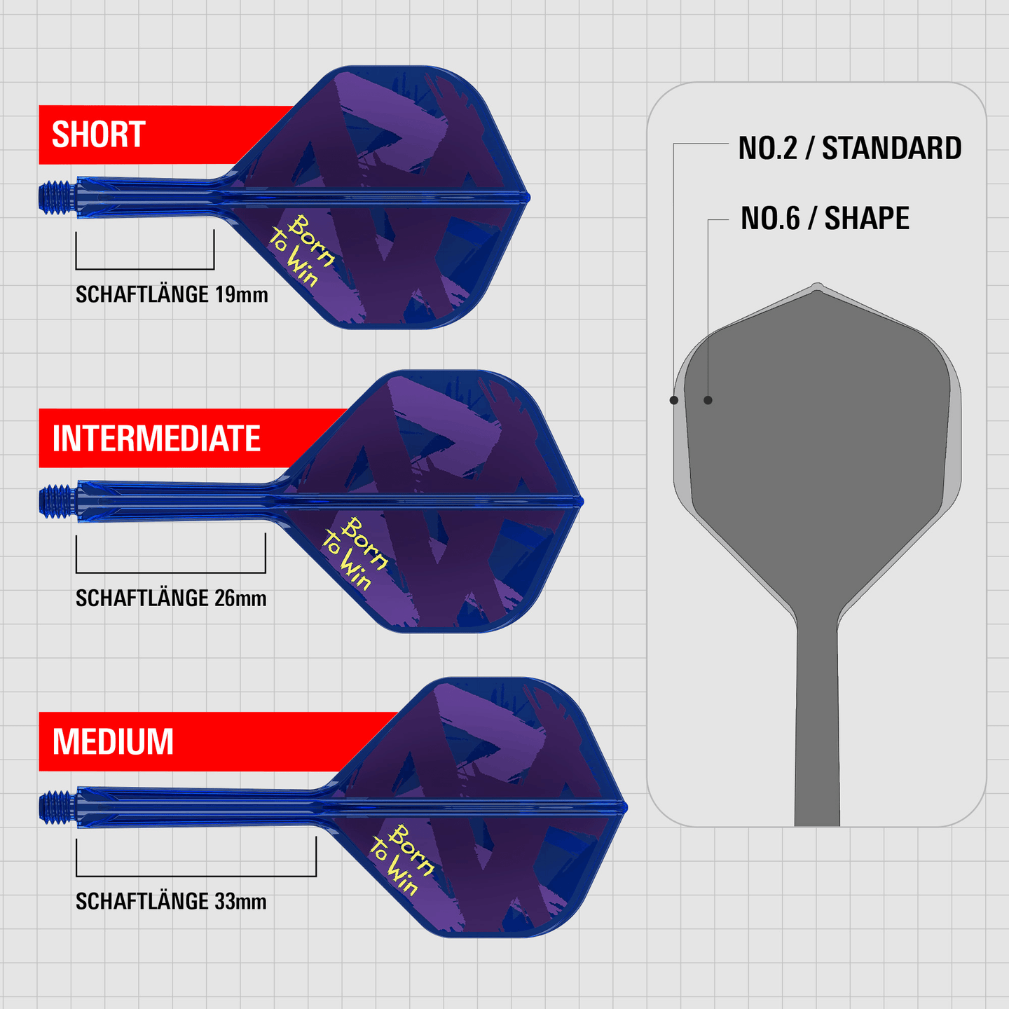 Target K-Flex Luke Littler Born To Win World Champion NO2 Masse Shaft