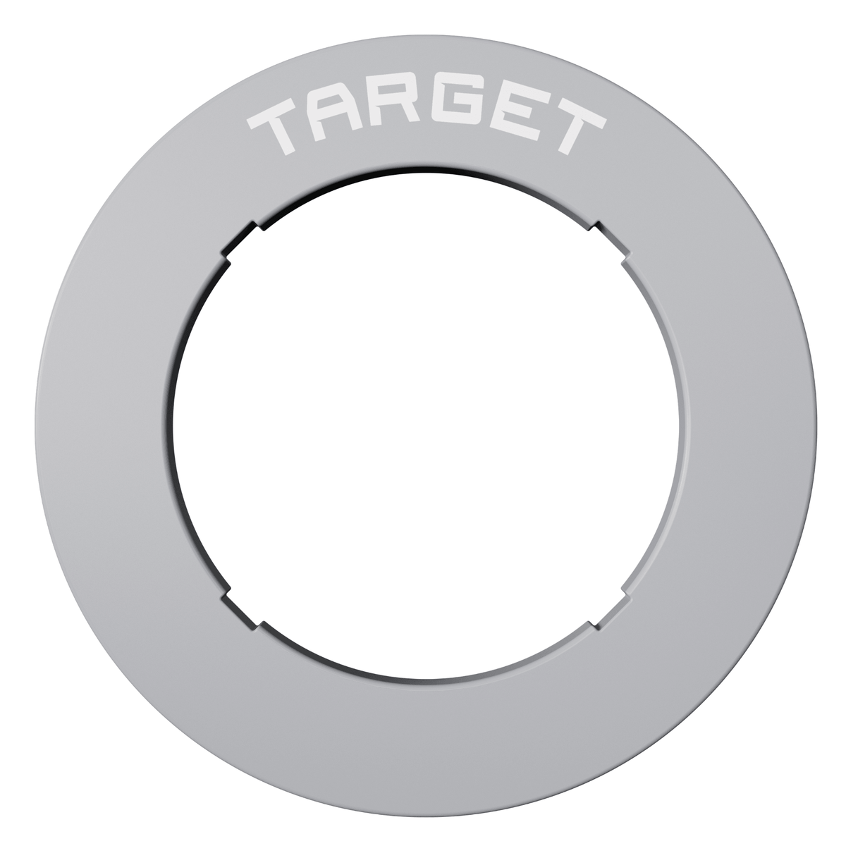 Target Notched Surround - Grau