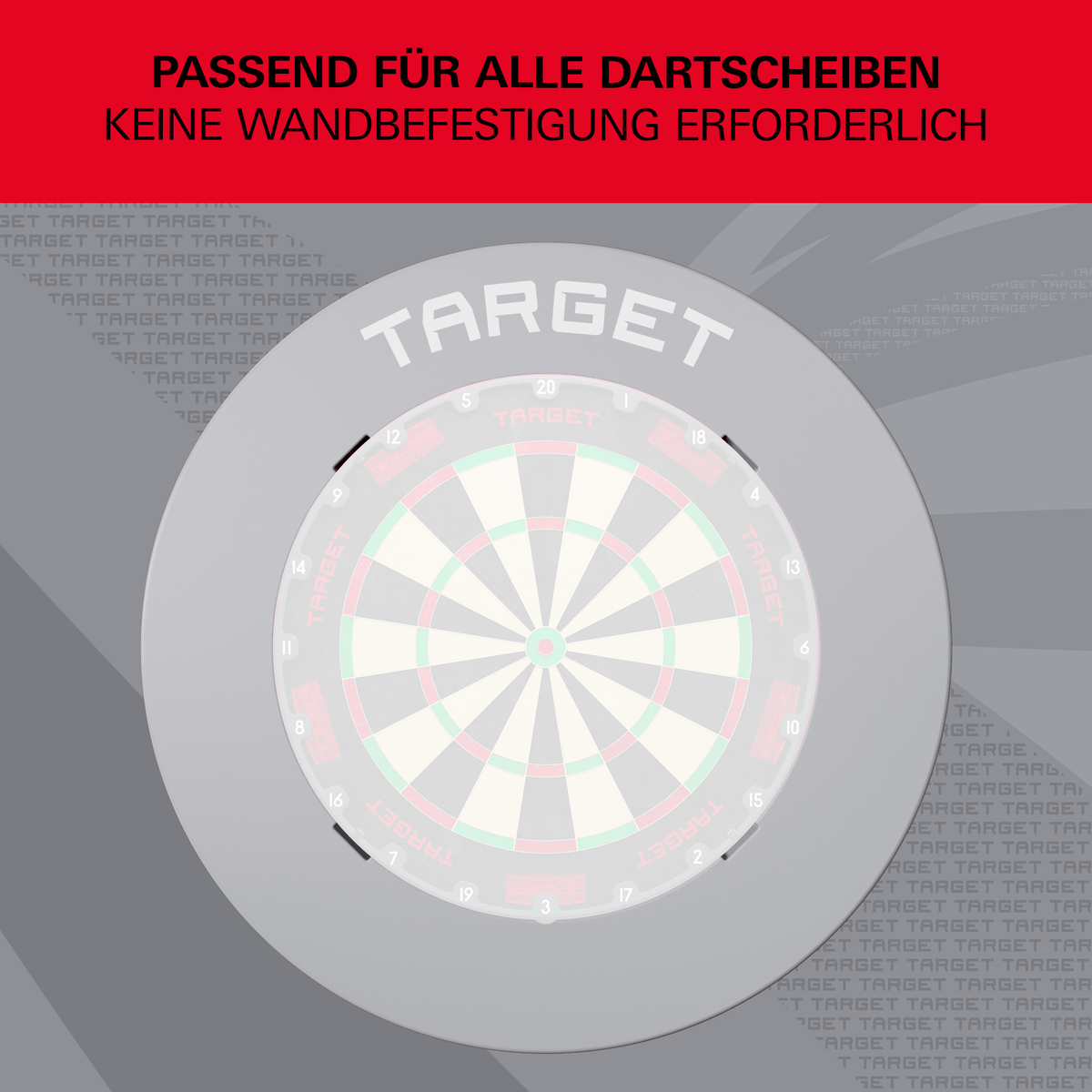 Target Notched Surround - Grau Kompatibilität