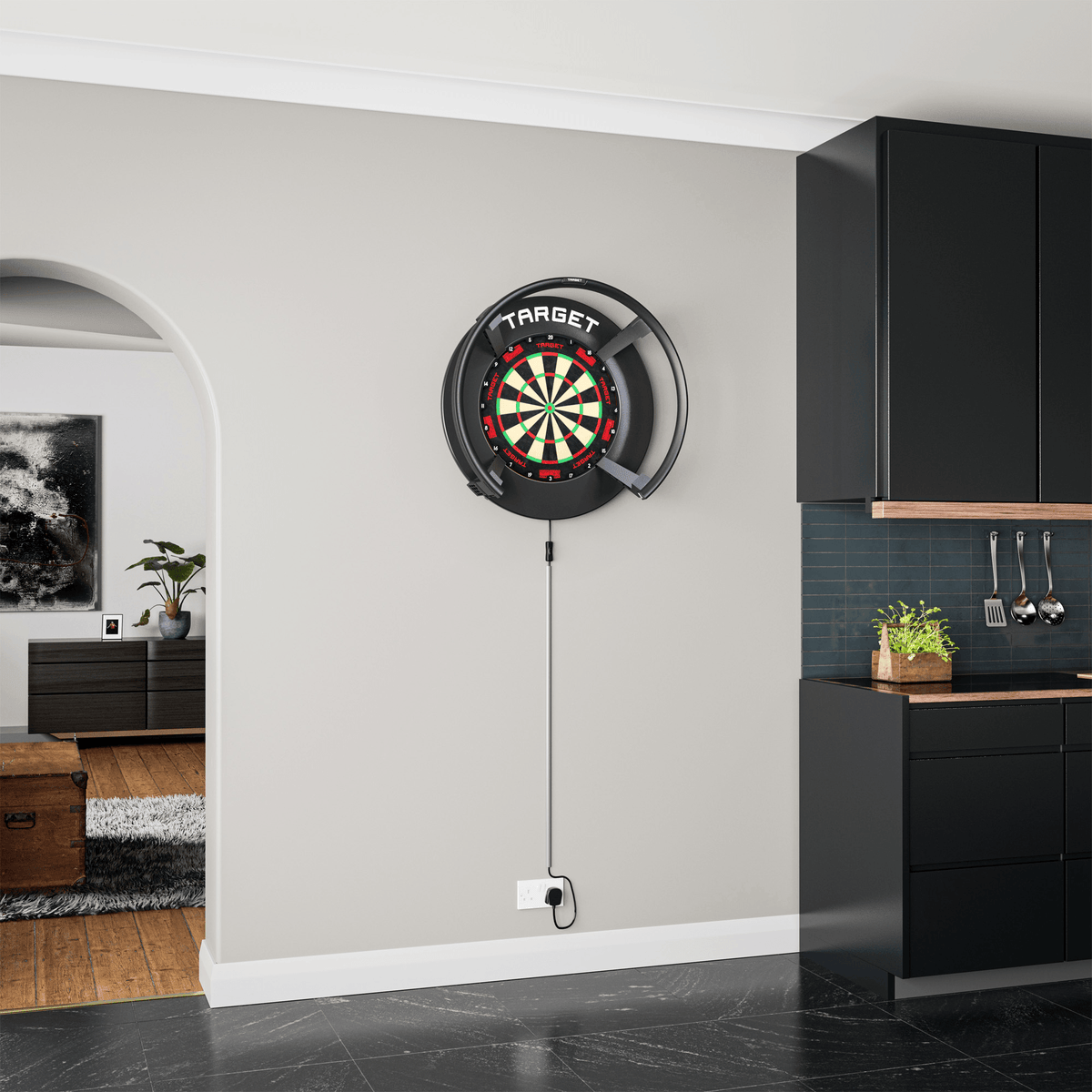 Target Notched Surround - Schwarz Anwendungsbeispiel