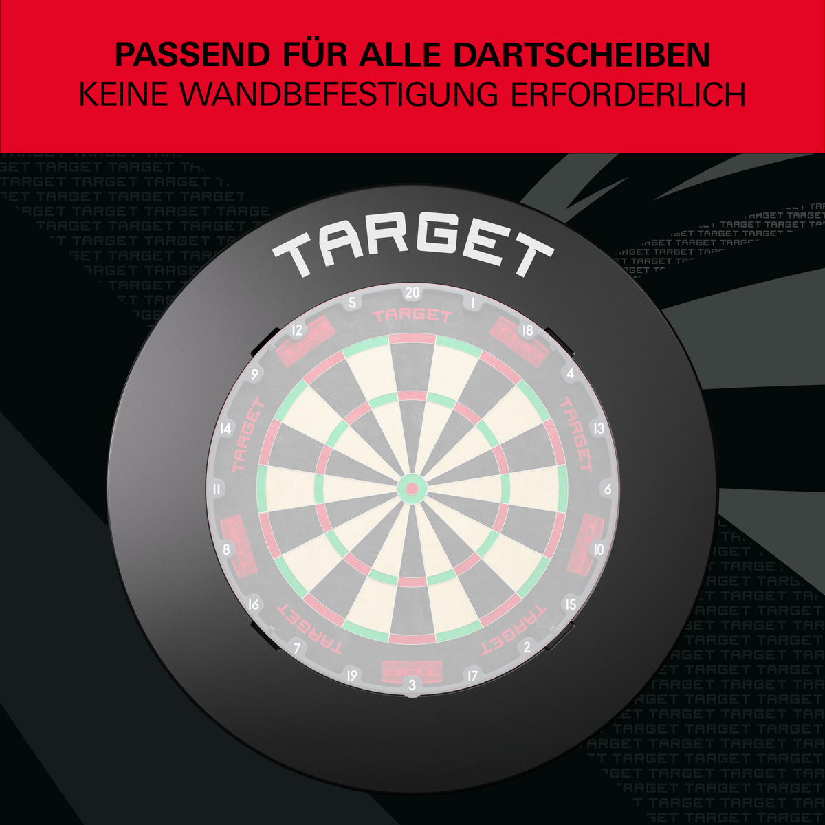 Target Notched Surround - Schwarz Kompatibilität
