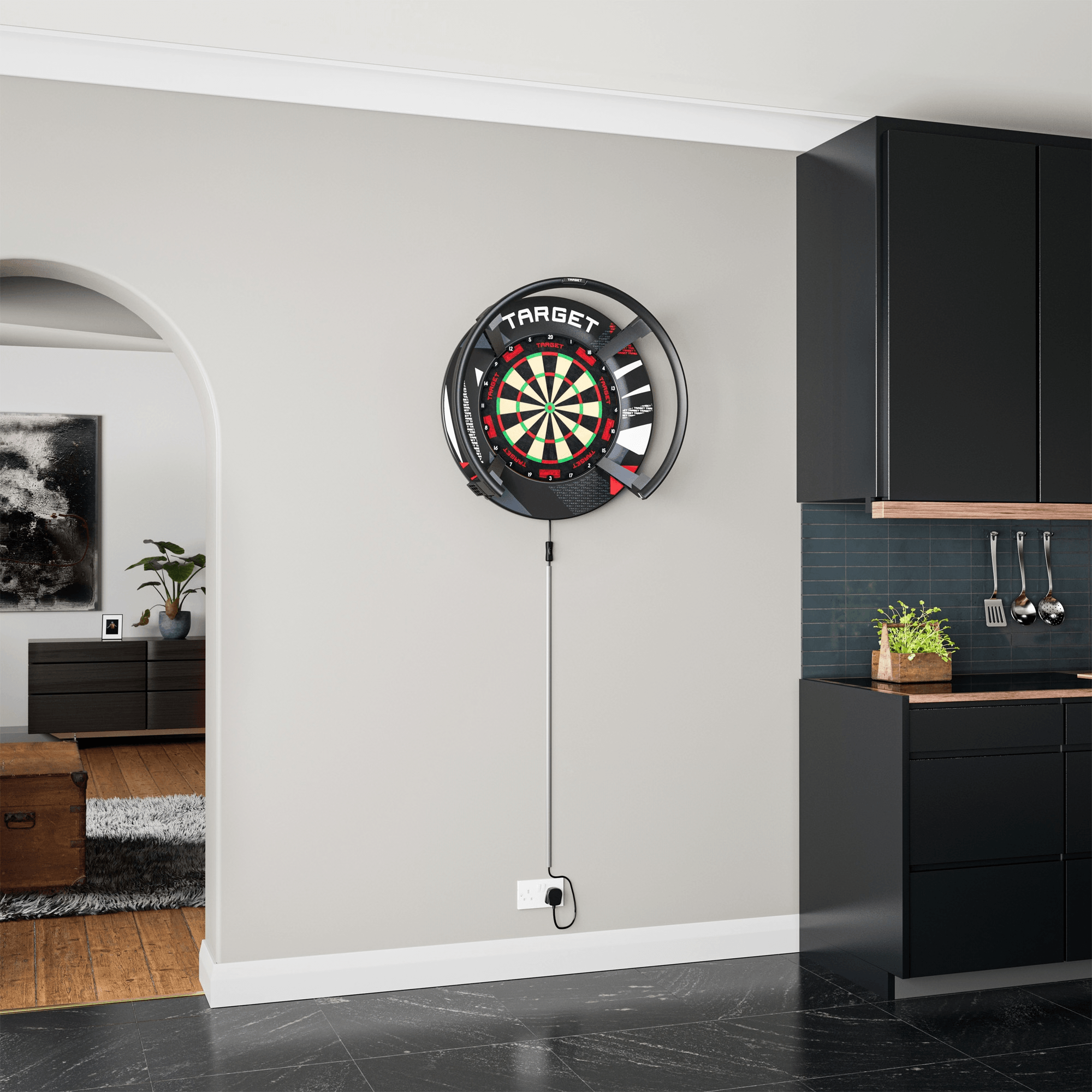 Target Notched Surround - Schwarz gemustert Anwendungsbeispiel
