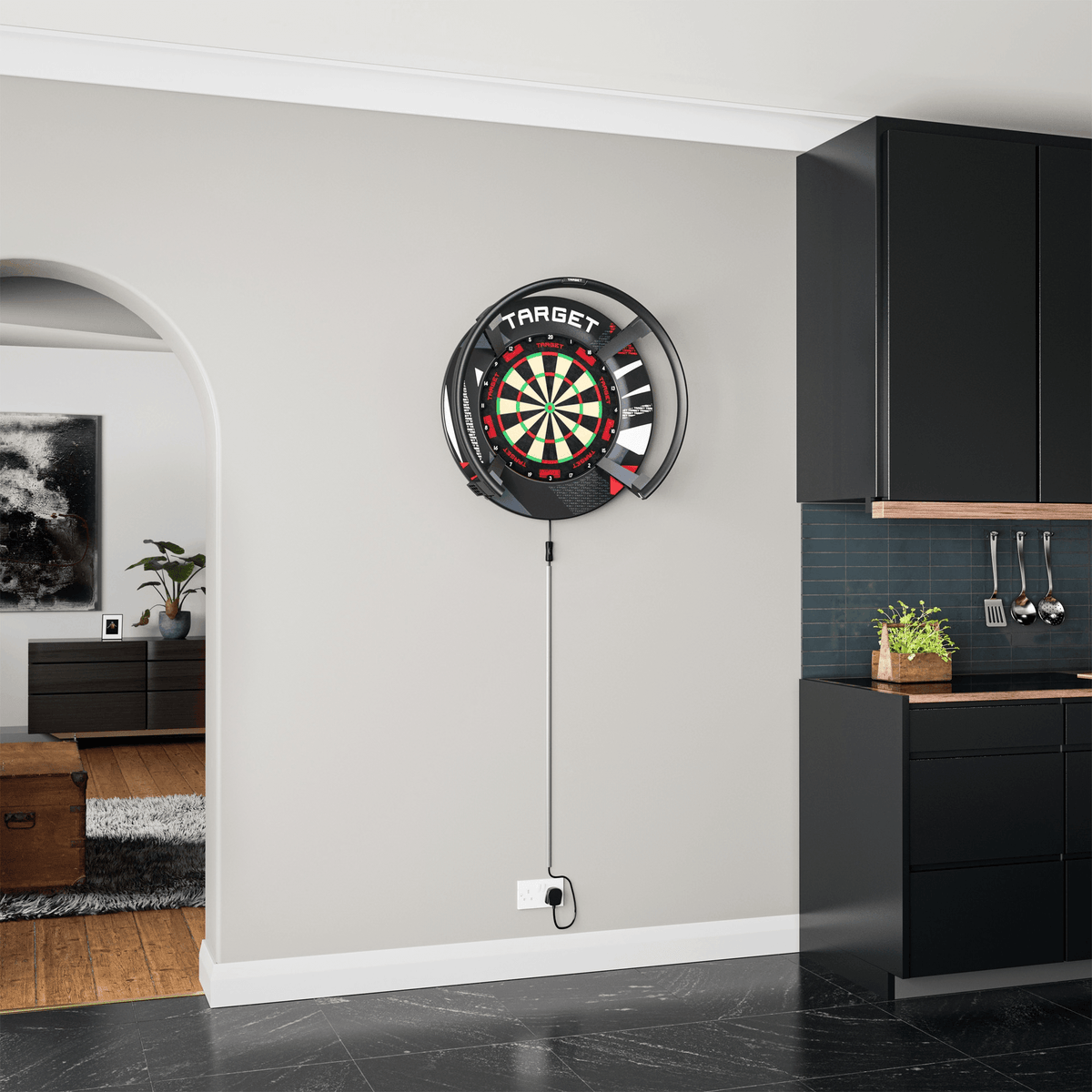 Target Notched Surround - Schwarz gemustert Anwendungsbeispiel