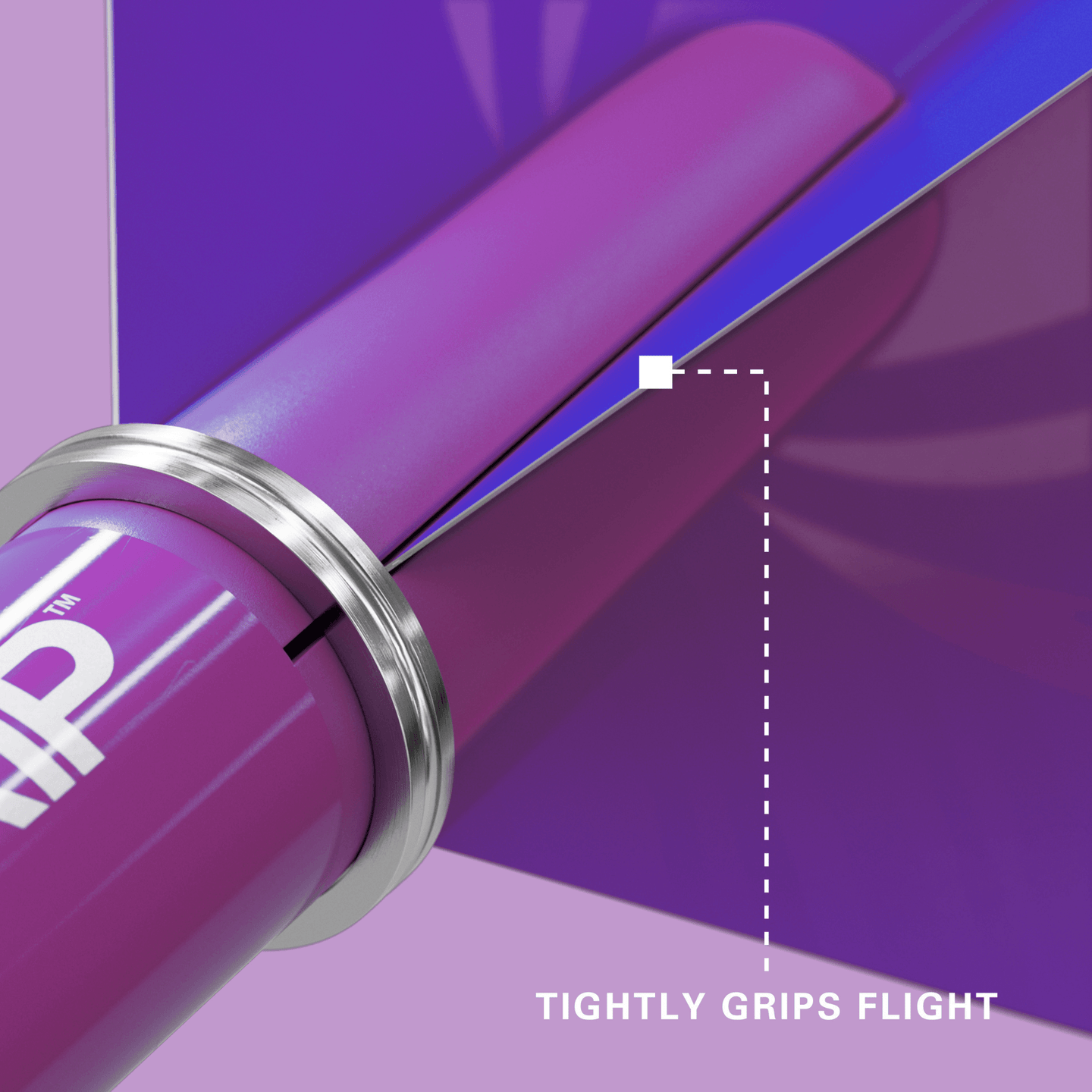 Target Pro Grip Shafts - Lila (9 Stück) Details Shaft