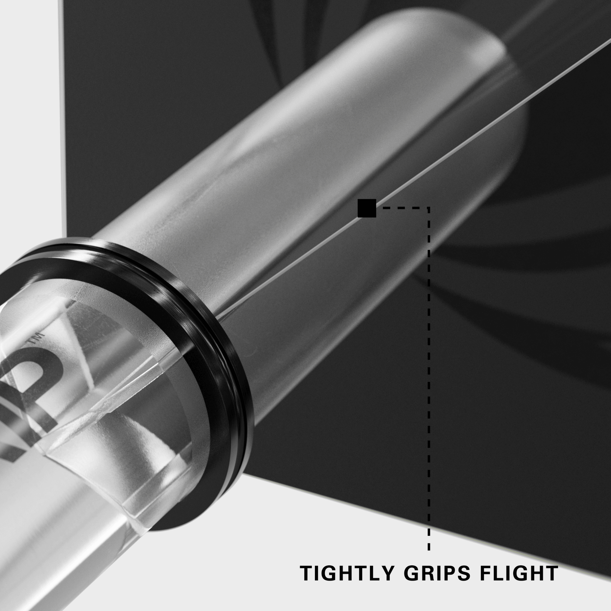 Target Pro Grip Shafts - Transparent (9 Stück) Details Shaft