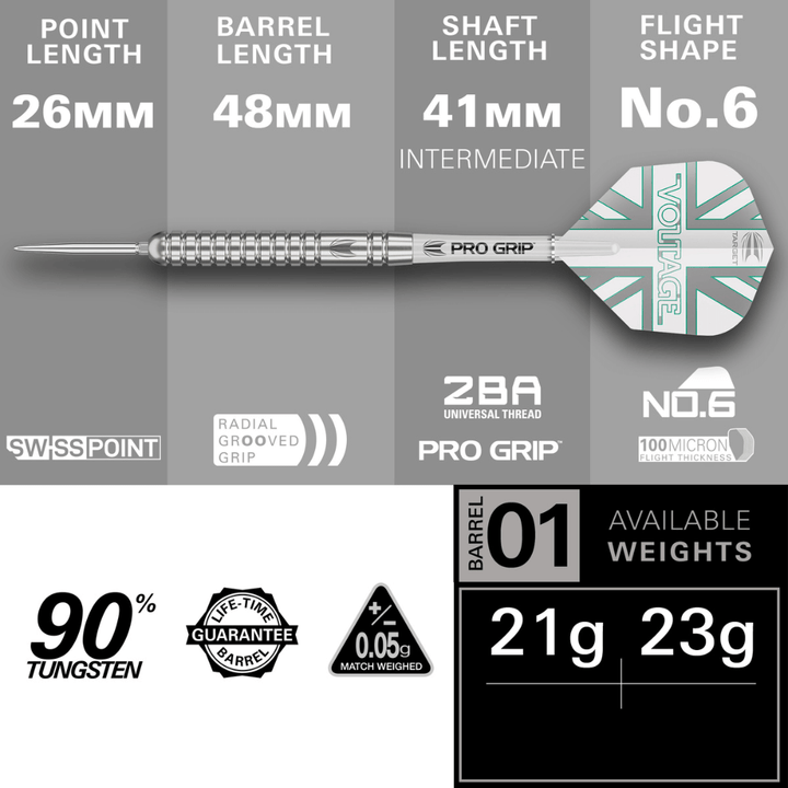 Target Rob Cross Swiss Point Steeldarts D1