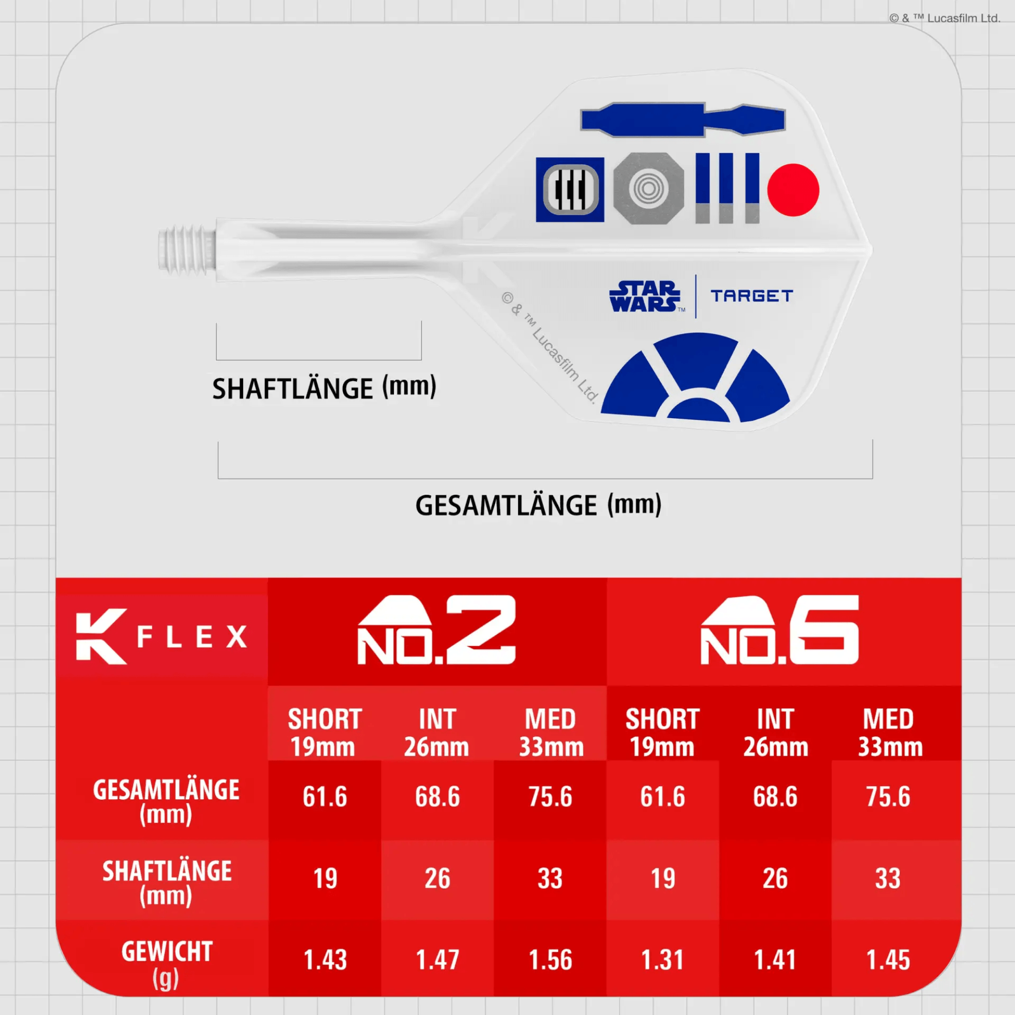 Target Star Wars K-Flex R2D2 NO6 Masse
