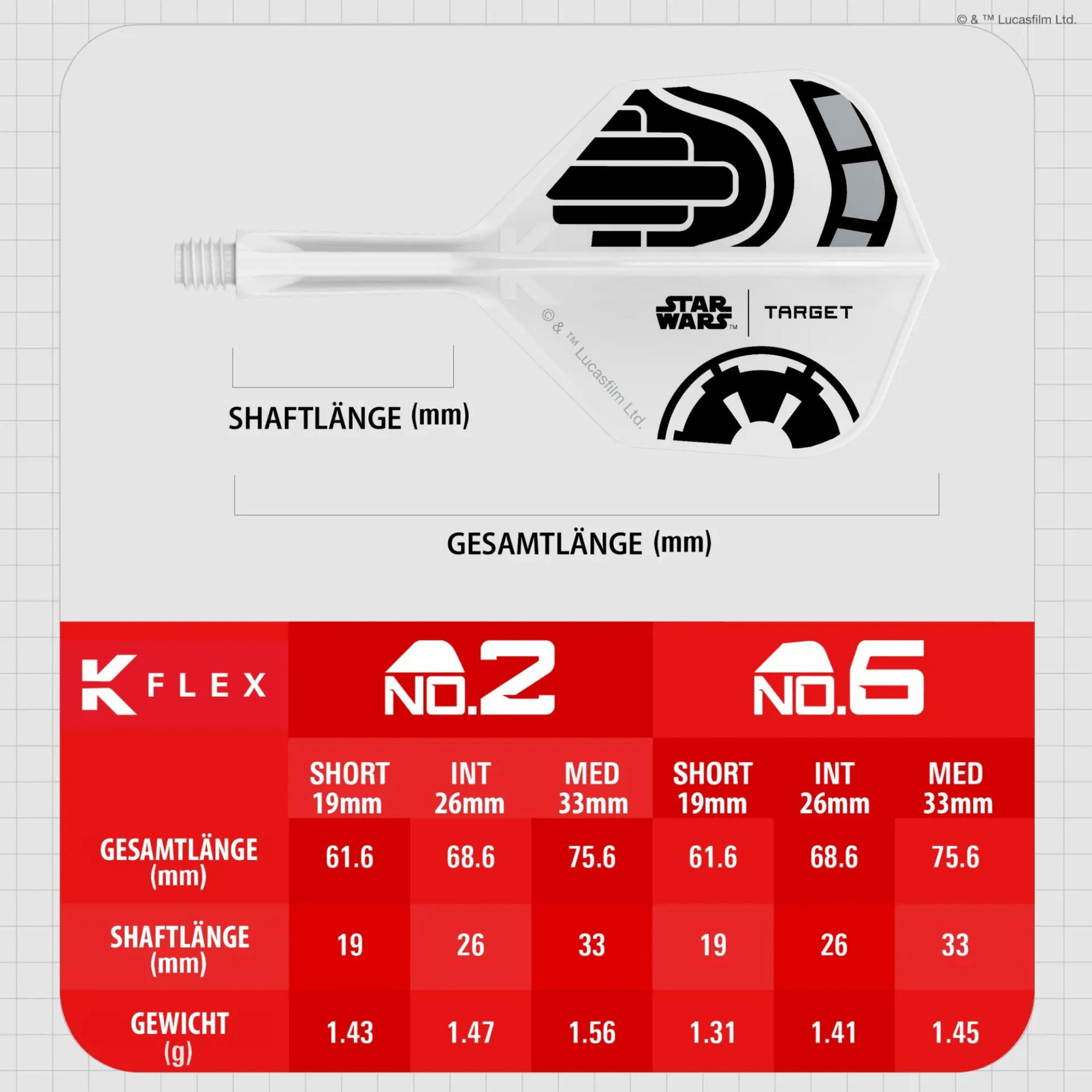Target Star Wars K-Flex Storm Trooper NO2 Größen
