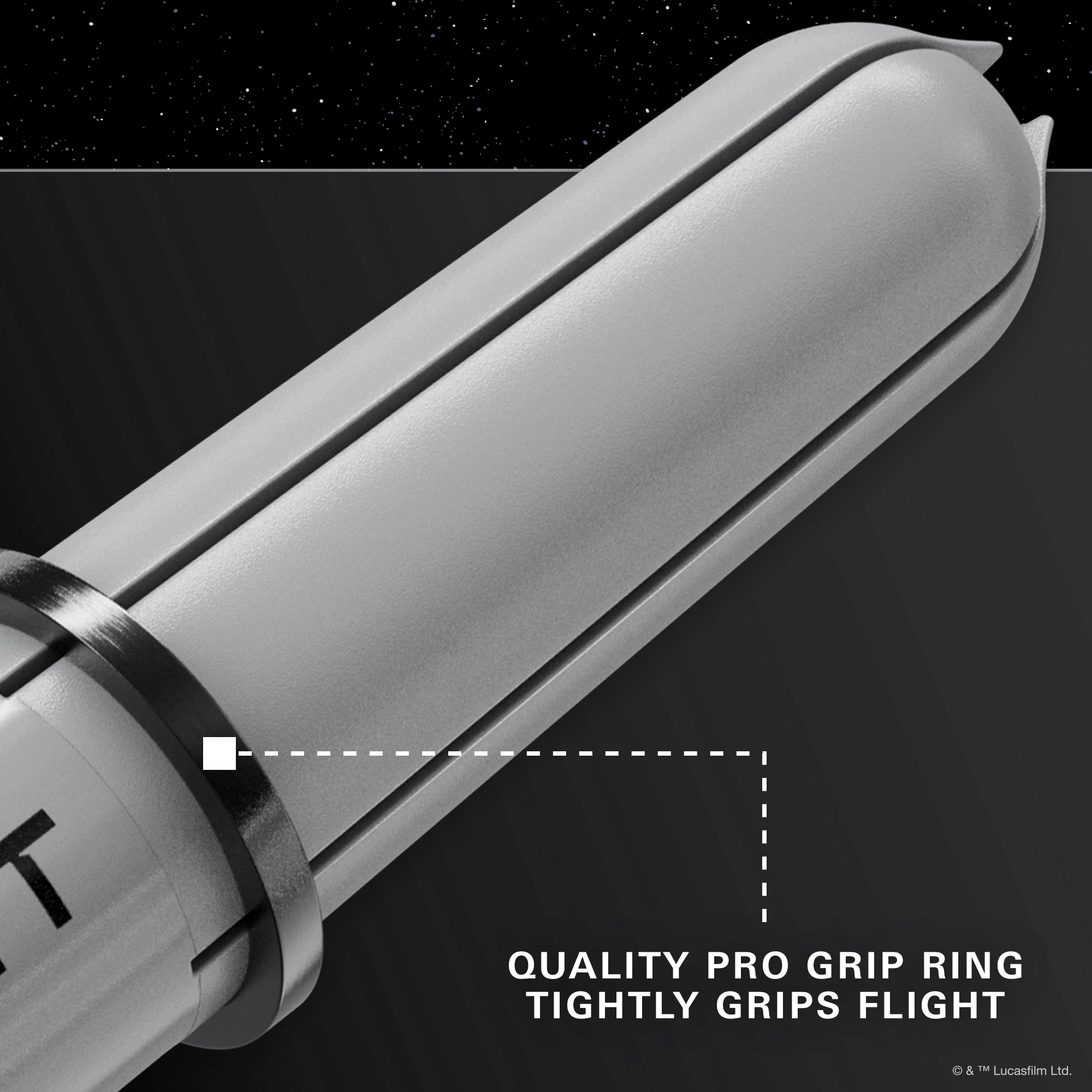 Target Star Wars Pro Grip Shafts - Grau Detail Flight