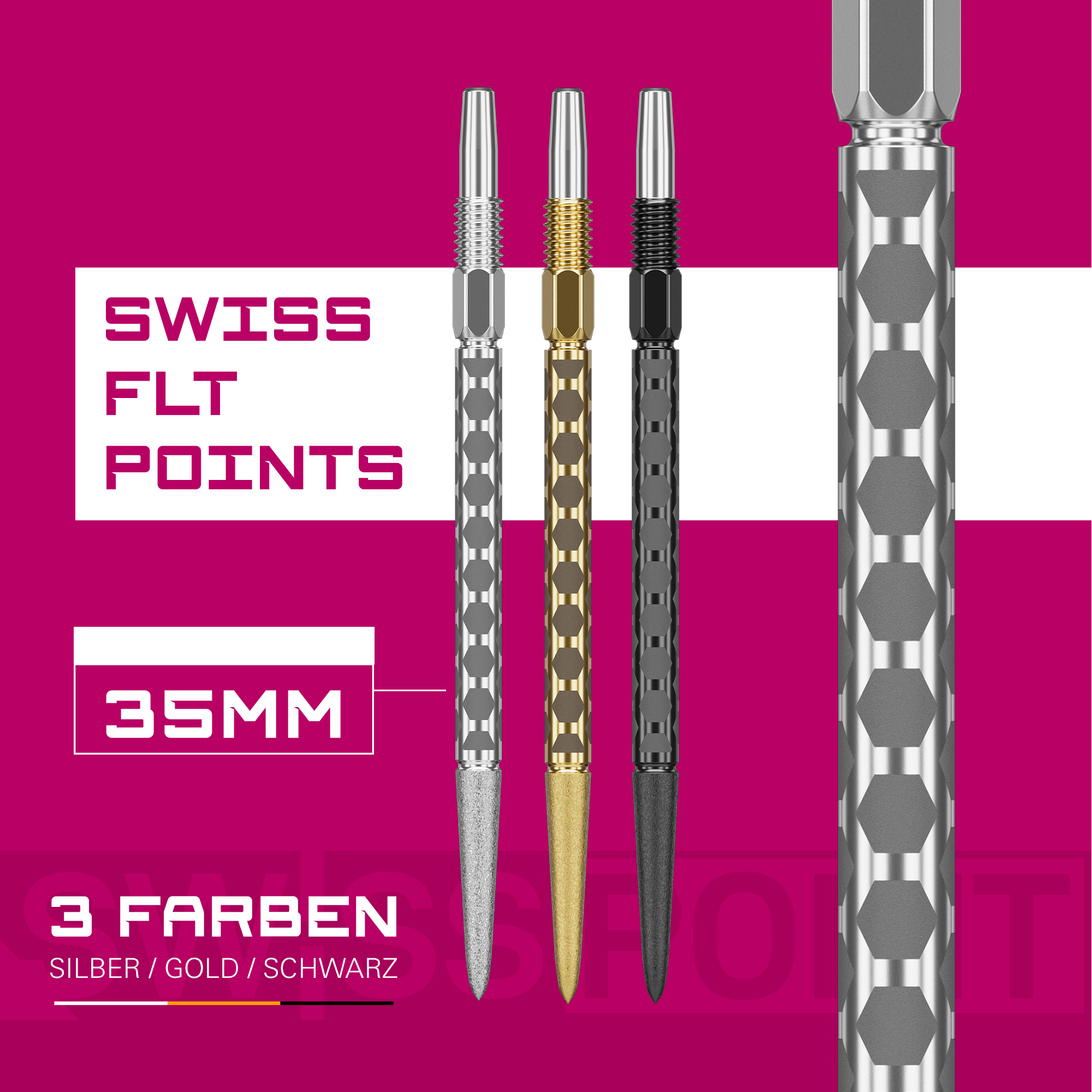 Target Swiss Point FLT Spitzen - Silber
