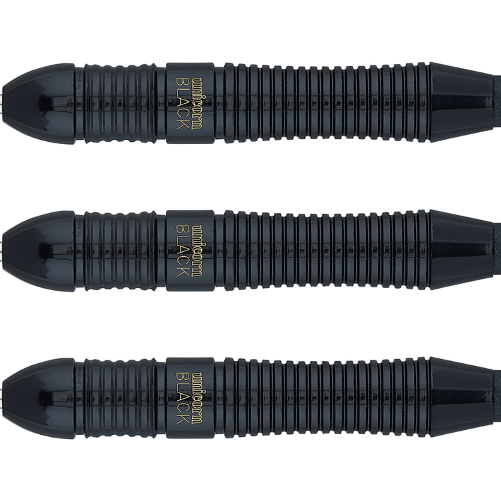 Unicorn Core Plus Win Black Brass Steeldarts Detail 