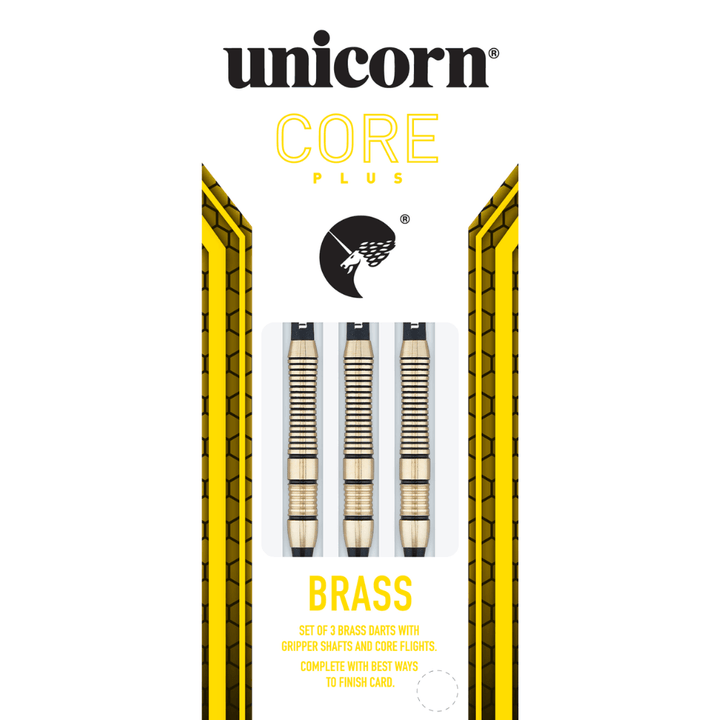Unicorn Core Plus Win Brass Softdarts Packung 