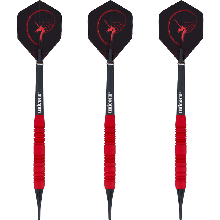 Unicorn Core Plus Win Red Brass Softdarts Set