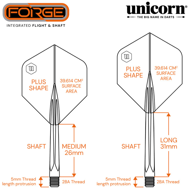 Unicorn Forge Plus Integrated Flight System Clear Maße