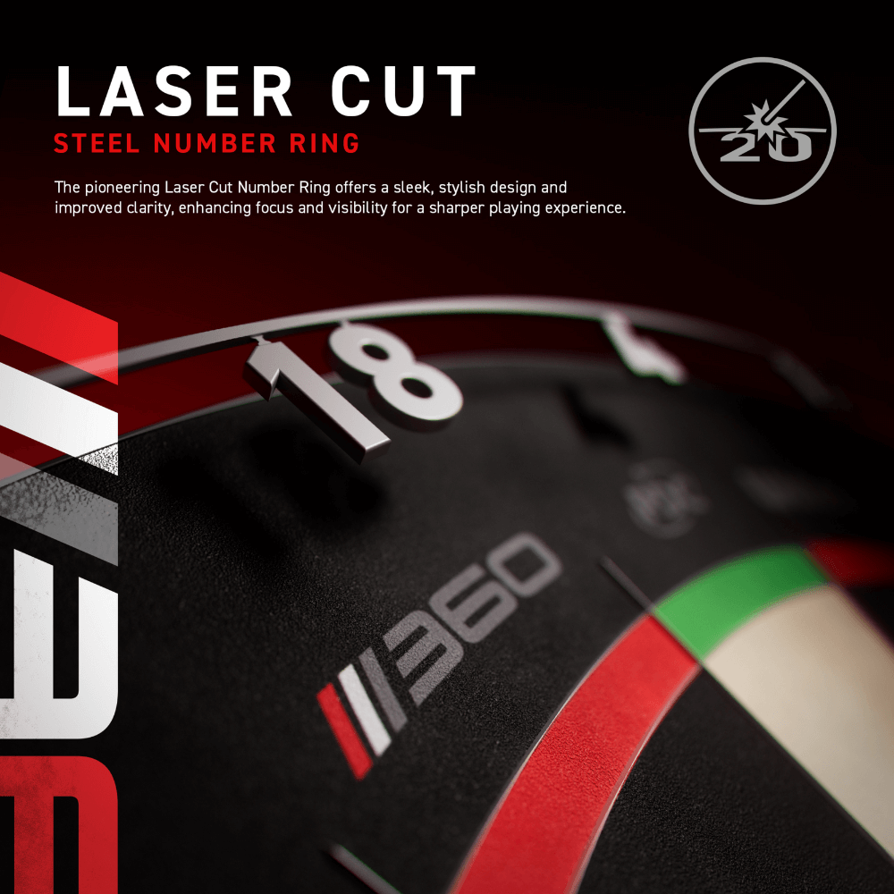 Winmau Blade 360 Dartboard Laser Cut