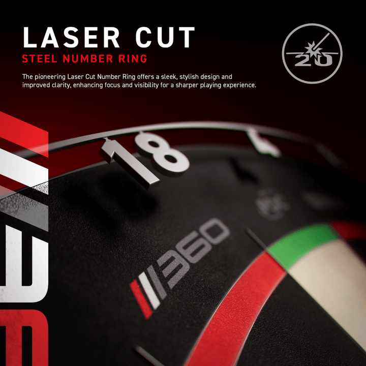 Winmau Blade 360 Dartboard Laser Cut