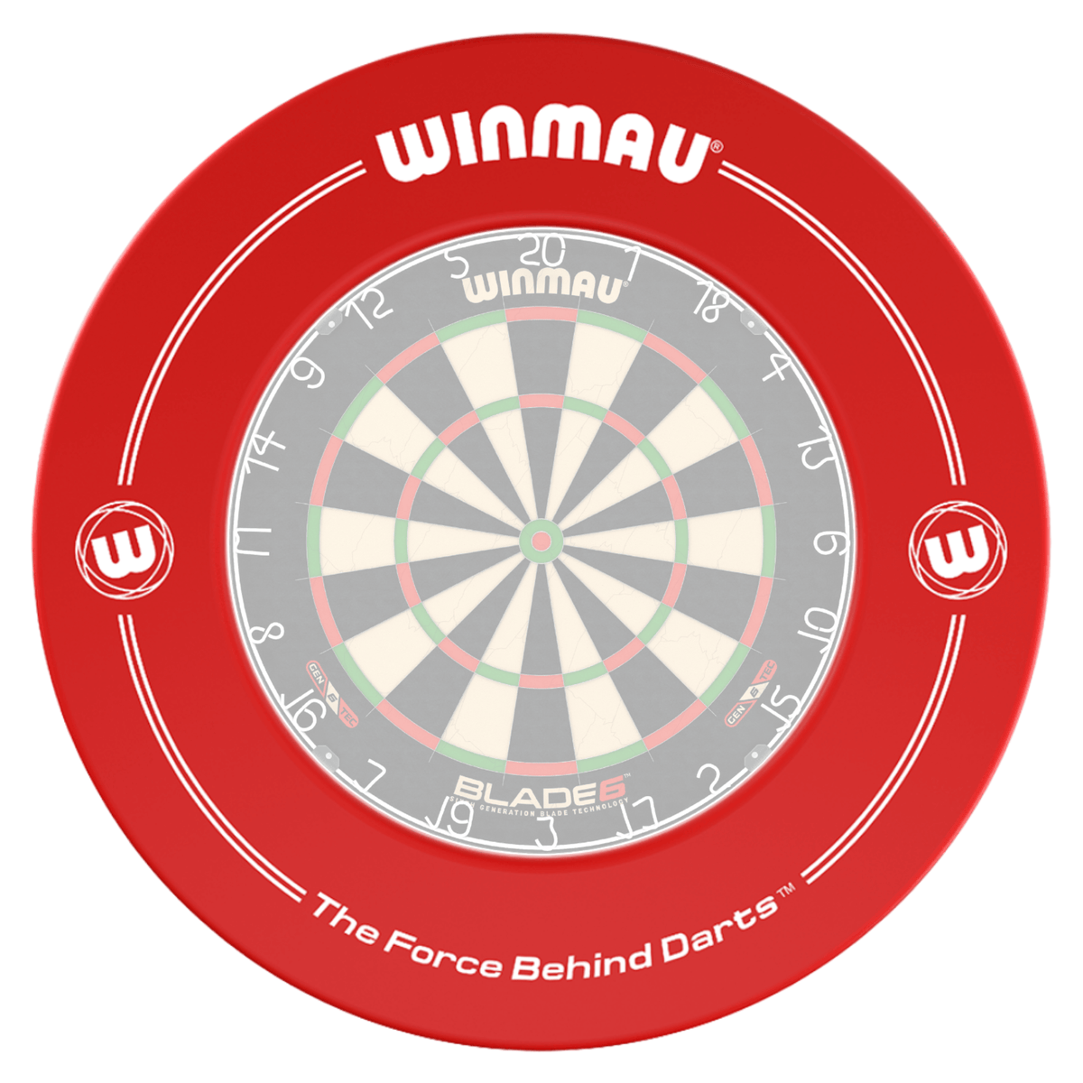 Winmau Board Surround Printed - Rot  mit Board