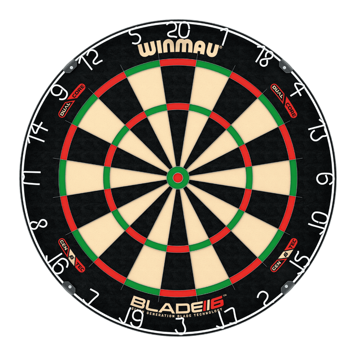 Winmau Dual Core Plasma Set Rot Dartscheibe 