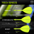 Winmau Fusion Integrated Flight System Arrow Neon Yellow Größen