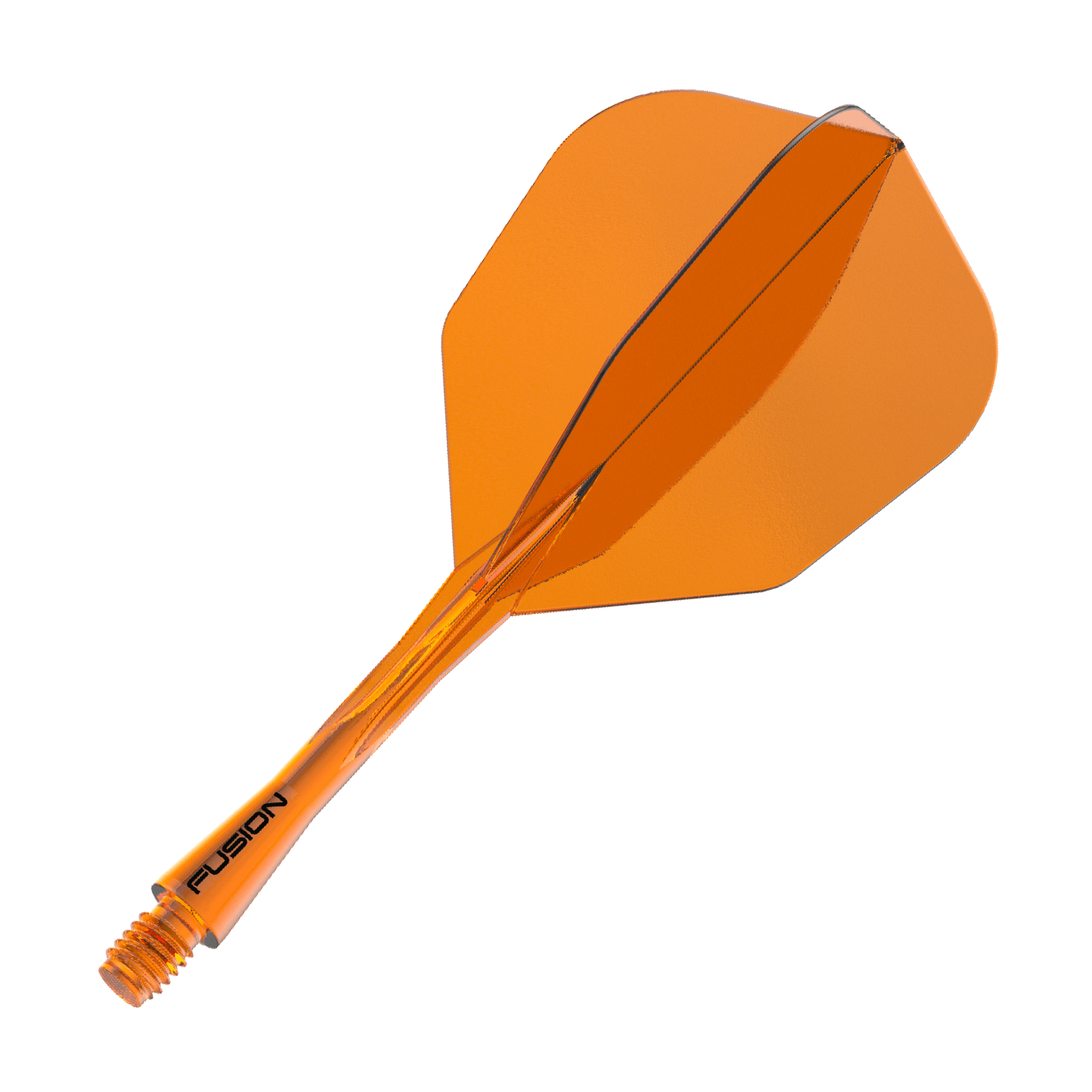 Winmau Fusion Integrated Flight System Small Neon Orange