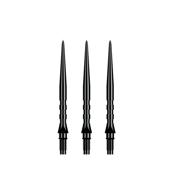 Winmau Switch Point Groove Black Spitzen