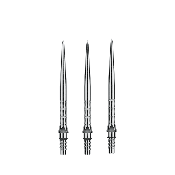 Winmau Switch Point Wave Silver Effect Spitzen